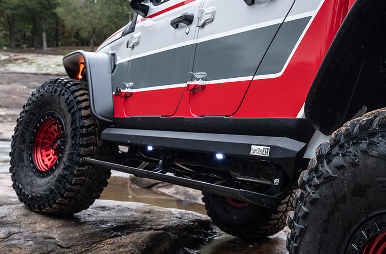 amp research powerstep xl off-roading