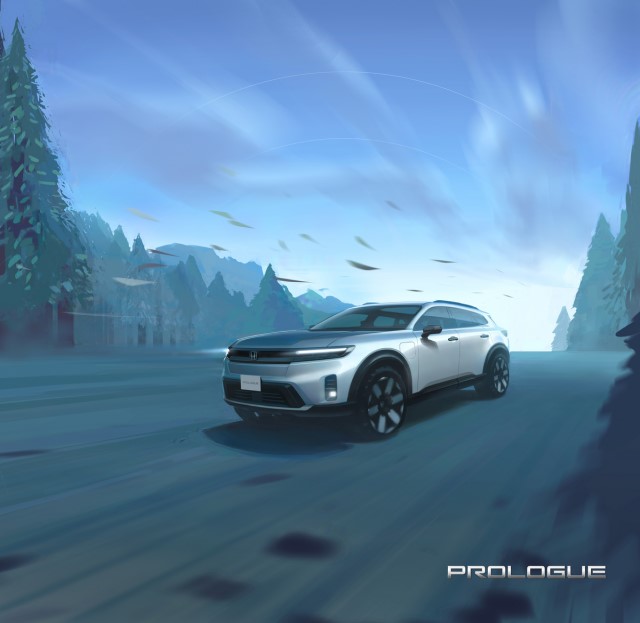 honda prologue ev suv teaser